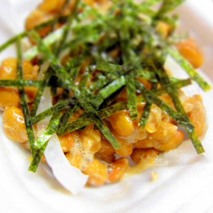 新玉ねぎと納豆の簡単おつまみ レシピ 作り方 By ぷーこ6471 楽天レシピ